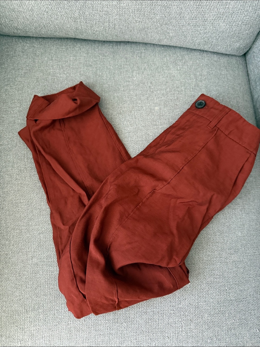 a new day Rust Red Cropped Pants